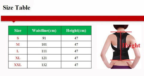 Back Support Shoulder Belt